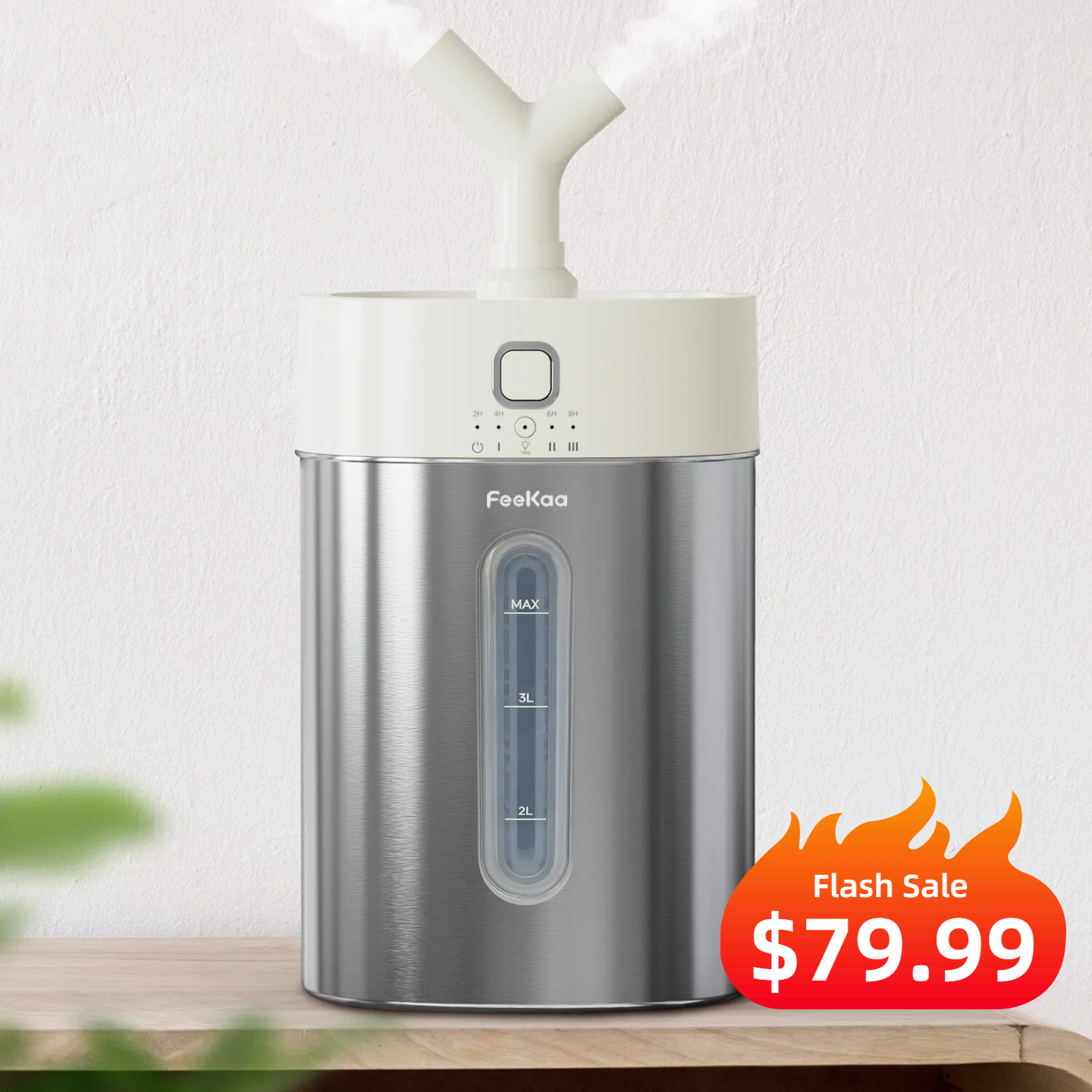 Stainless Steel Cool Mist Humidifier Easy to Clean | 0114