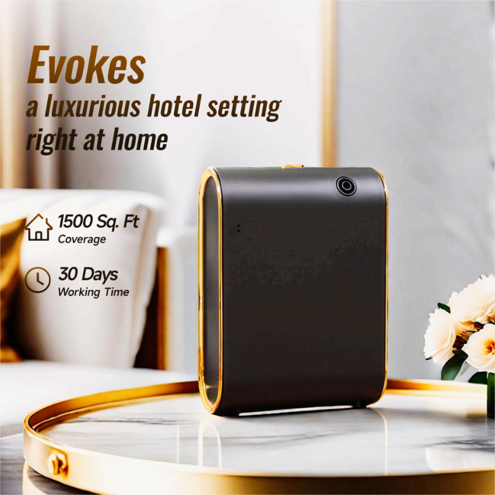 Waterless Essential Oil Diffuser | 350ml Large Capacity | Bluetooth Smart Control | Hotel Collection