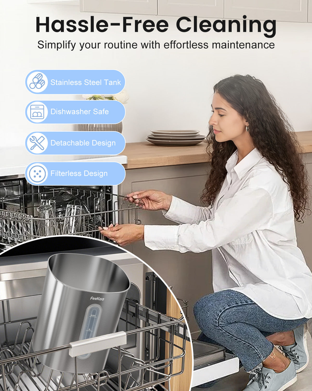 Stainless Steel Cool Mist Humidifier Easy to Clean | 0114