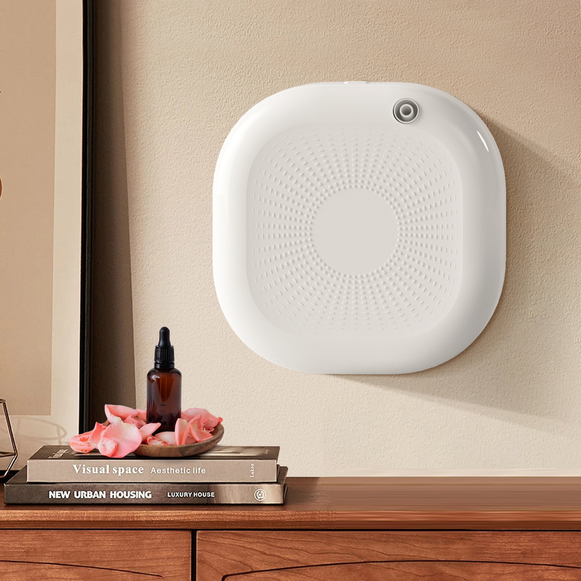 Smart Waterless Essential Oil Diffuser | Bluetooth HVAC Scent Machine | 500ml Large Room