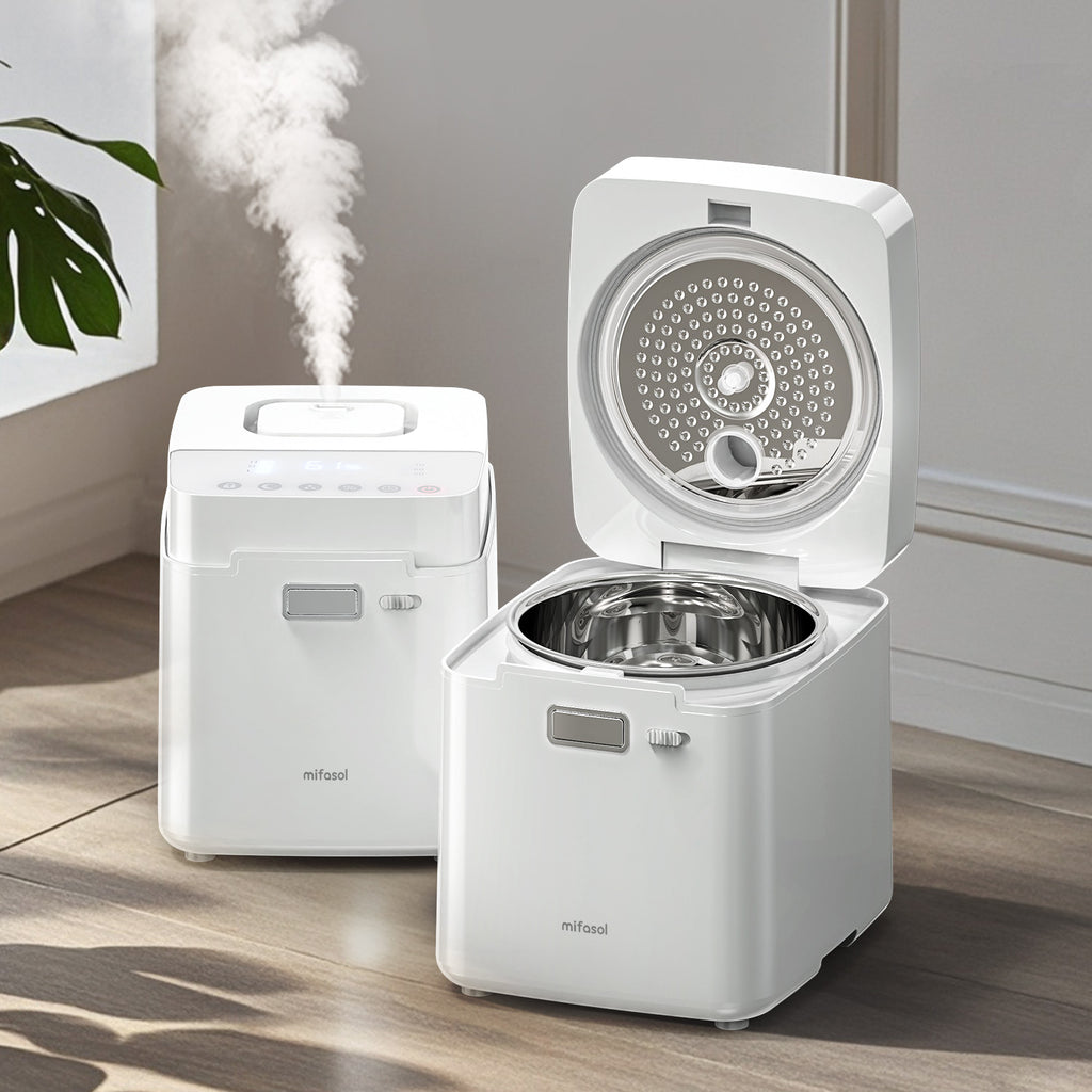 3.3L/0.87Gal Stainless Steel Warm Mist Humidifier | 01