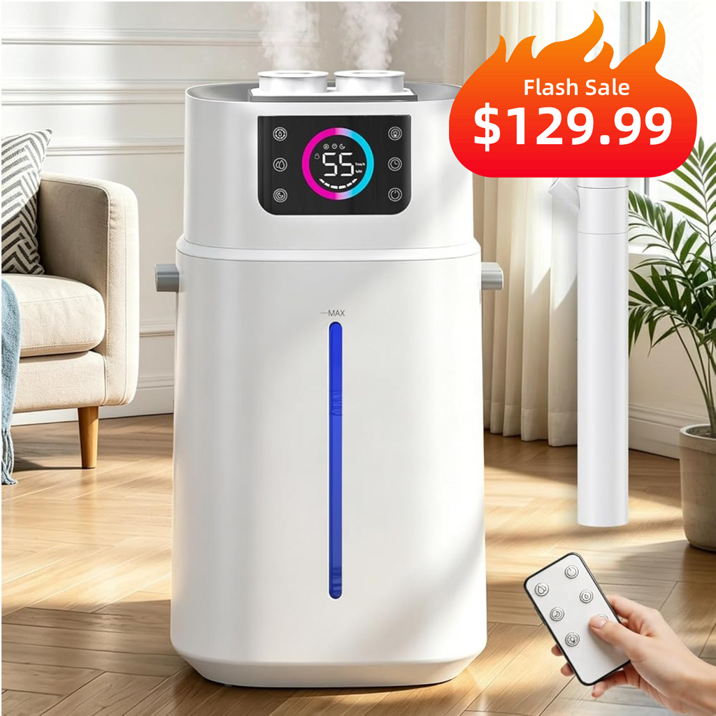Lacidoll 4.2Gal Humidifier Large Room, Cool Mist & Easy Clean, Bedroom | JS02