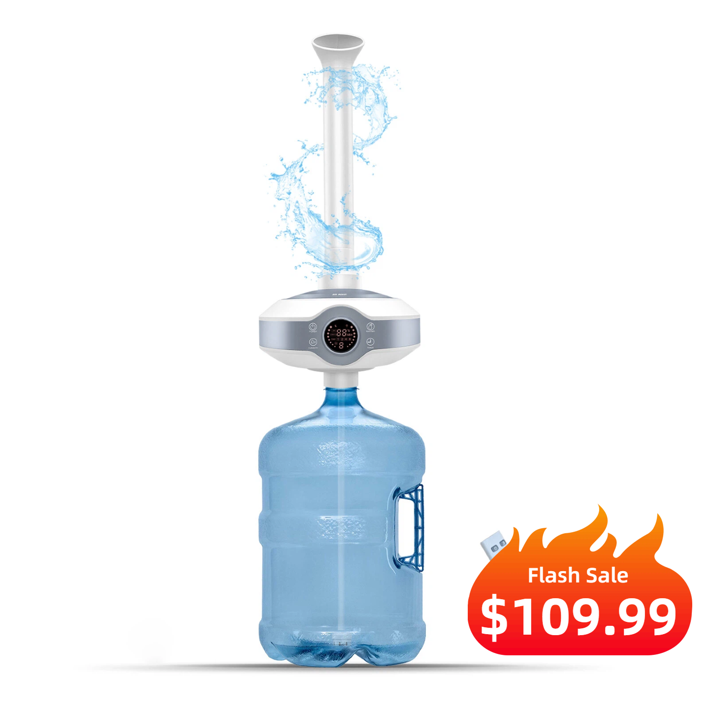 Tankless Large Room Humidifier | Ultrasonic Cool Mist Humidifier for Commercial | IN01