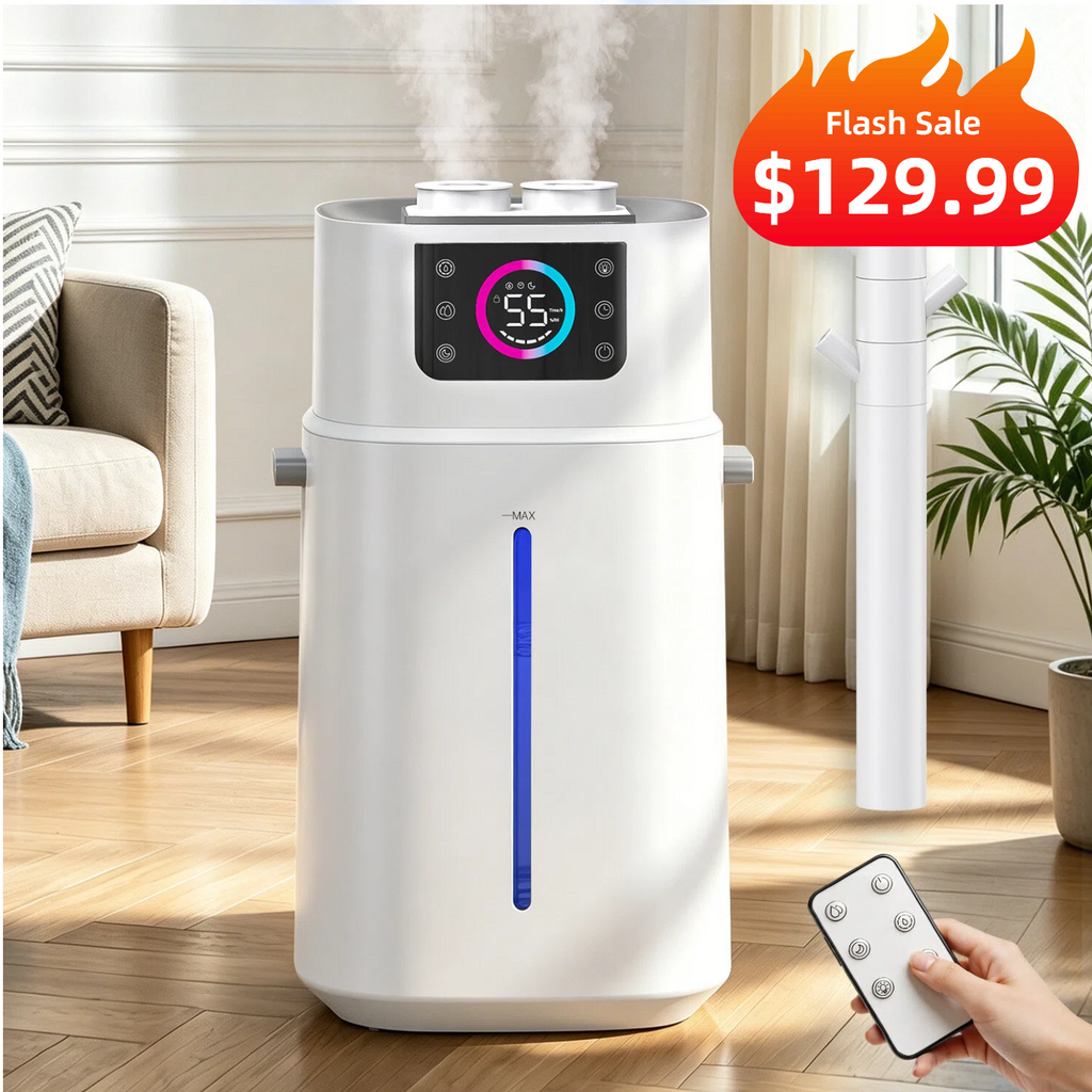 Lacidoll Humidifier for Large Room, 4.2Gal/16L Large Humidifier 1000 sq ft, Whole House Humidifier with Diffuser, Extended Tube,Easy to Clean, Top Fill, Humidifiers for Bedroom, Office, Living room