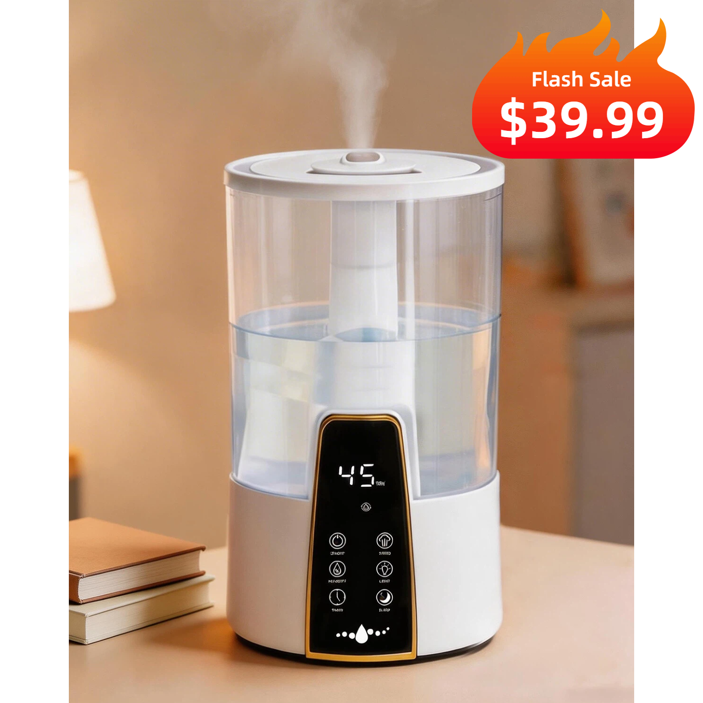 Humidifiers for Bedroom,1.06Gal(4L)Dishwasher-Safe Tank|22301