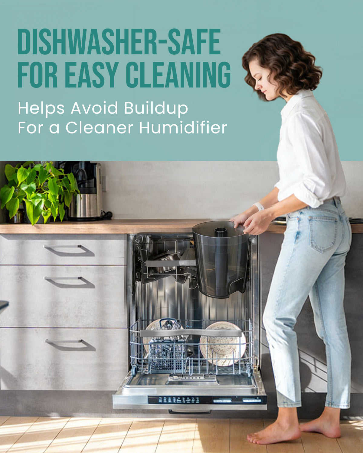 Humidifiers for Bedroom,1.06Gal(4L)Dishwasher-Safe Tank|22301