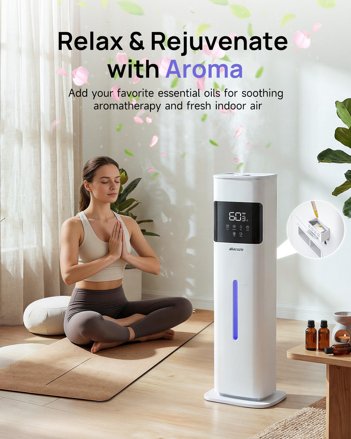 Humidifier Large Room, 2.1Gal/8L Cool Mist Humidifiers|2407C