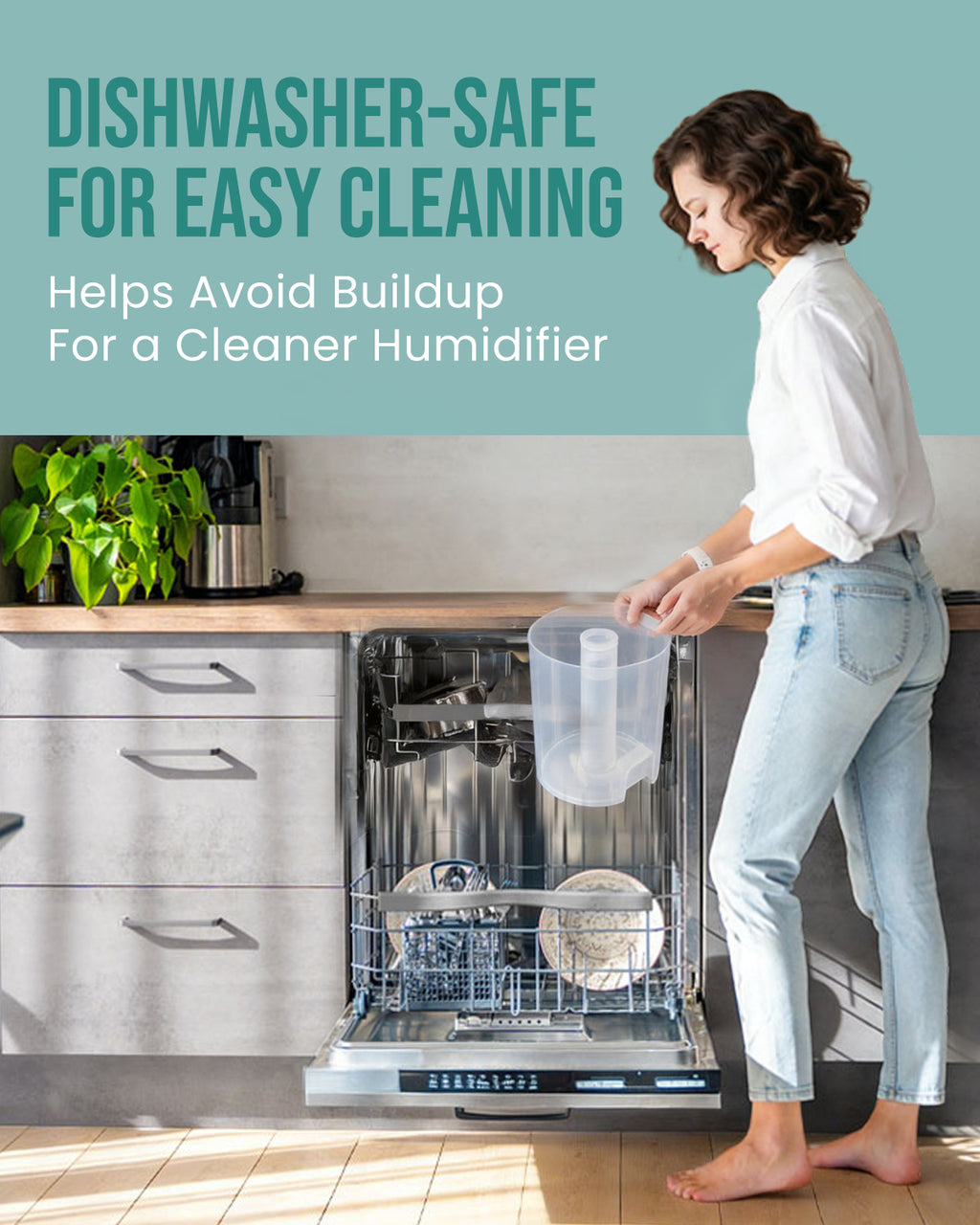 Humidifiers for Bedroom,1.06Gal(4L) Dishwasher-Safe Tank|22301