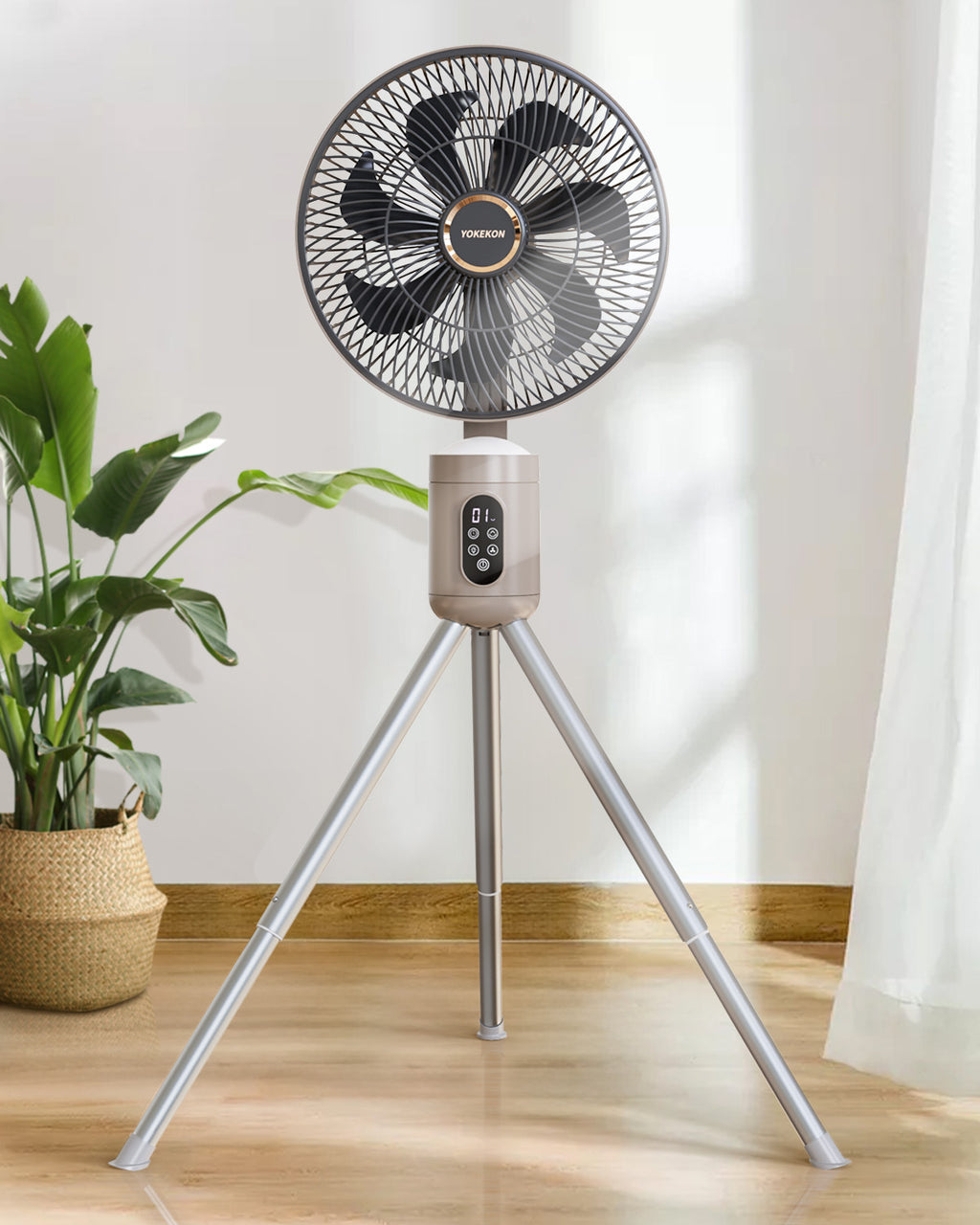 tanding Outdoor Fan for Patio Fan with Remote Light, Quiet|FS300