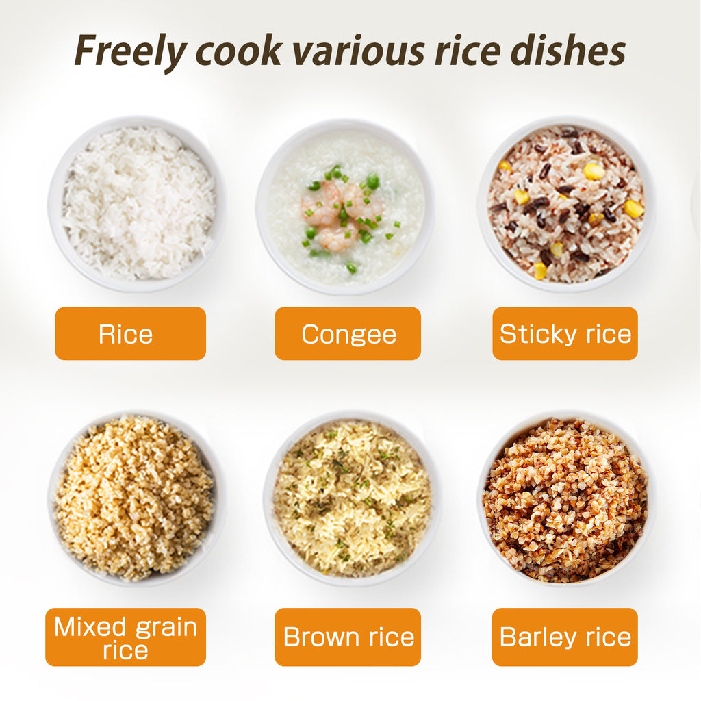 Rice Cooker Small, 3-Cup Uncooked / 6-Cup Cooked|15A