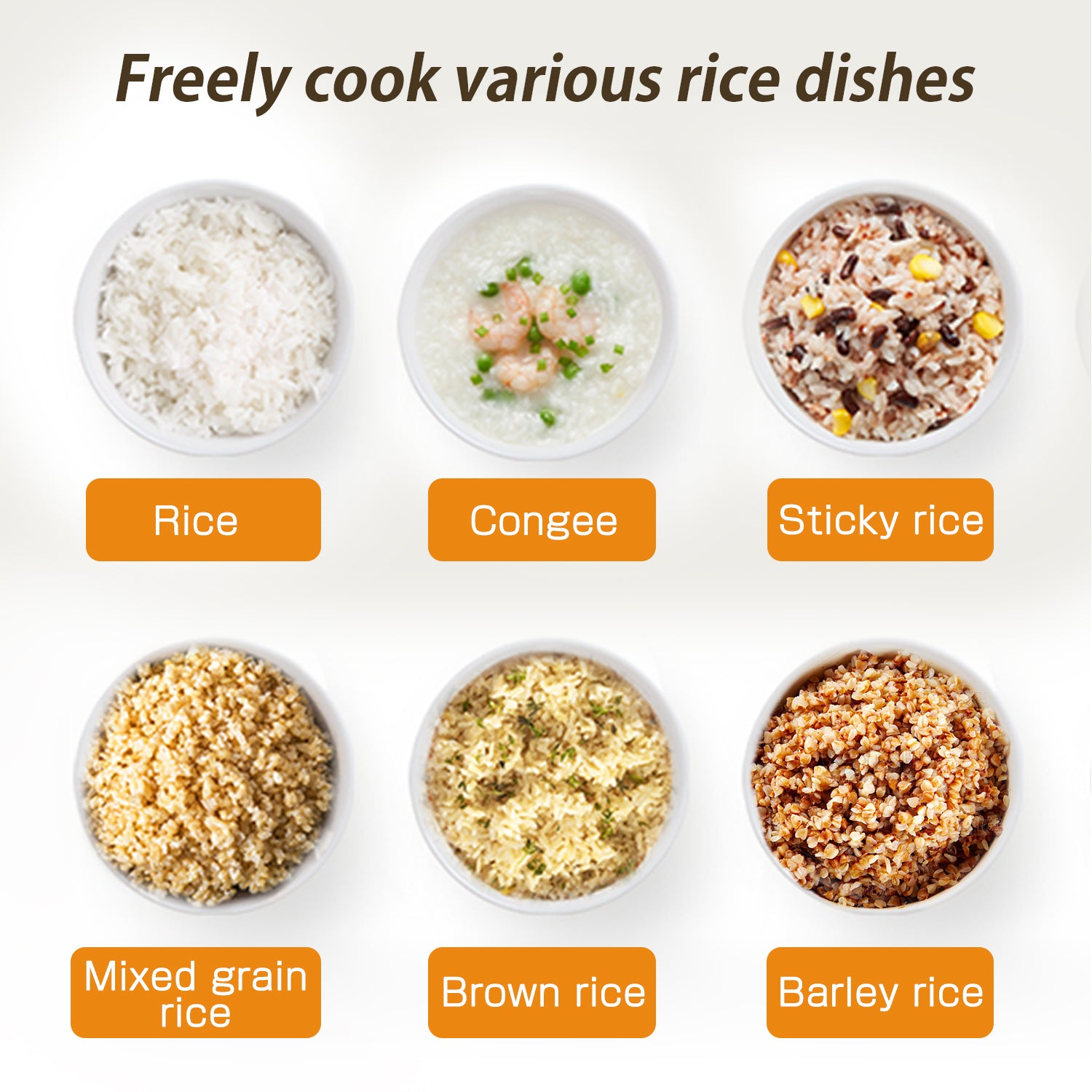 Rice Cooker Small, 3-Cup Uncooked / 6-Cup Cooked|15A