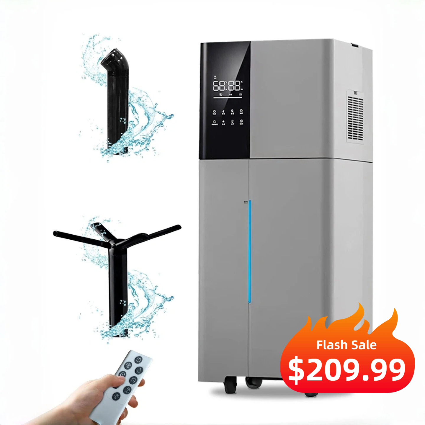 6.8 Gal Whole House Humidifier for Large Room | 2106 | LACIDOLL