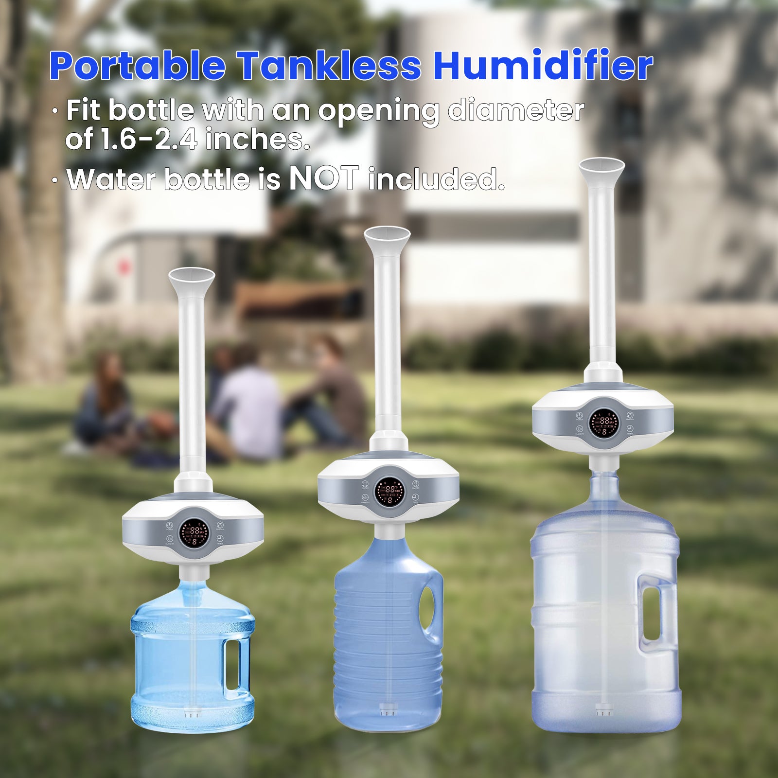 Humidifiers for large room 1000 sq.ft. Large Humidifier, AILINKE Ultrasonic Cool Mist Industrial Commercial Humidifier 800ml/h Output for Large Room, Whole House, Home, School, Office, Plants, Baby