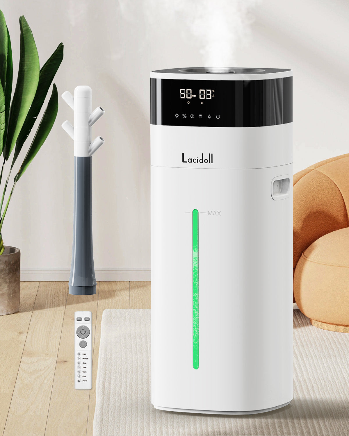5.3 Gal Warm & Cool Mist Humidifier for Home | 2301J | LACIDOLL
