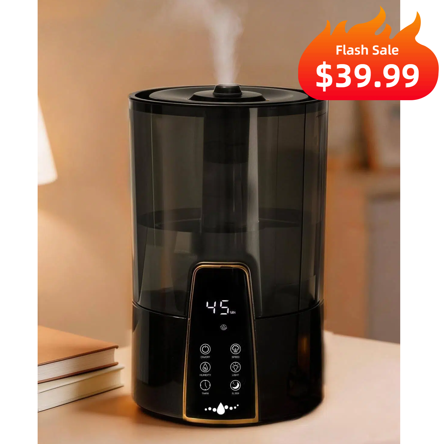 Humidifiers for Bedroom,1.06Gal(4L)Dishwasher-Safe Tank|22301