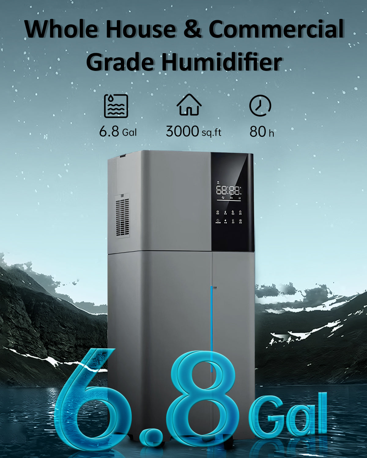 6.8 Gal Whole House Humidifier for Large Room | 2106 | LACIDOLL