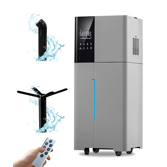 [LCD-2106]Humidifier Large Room, LACIDOLL 26L/6.8Gal Whole House Humidifiers for Home 3000 sq.ft, 3000ml/H Cool Mist Humidifier Baby, Top Fill Humidifiers for Bedroom Plant with 360° Nozzle & Extension Tube