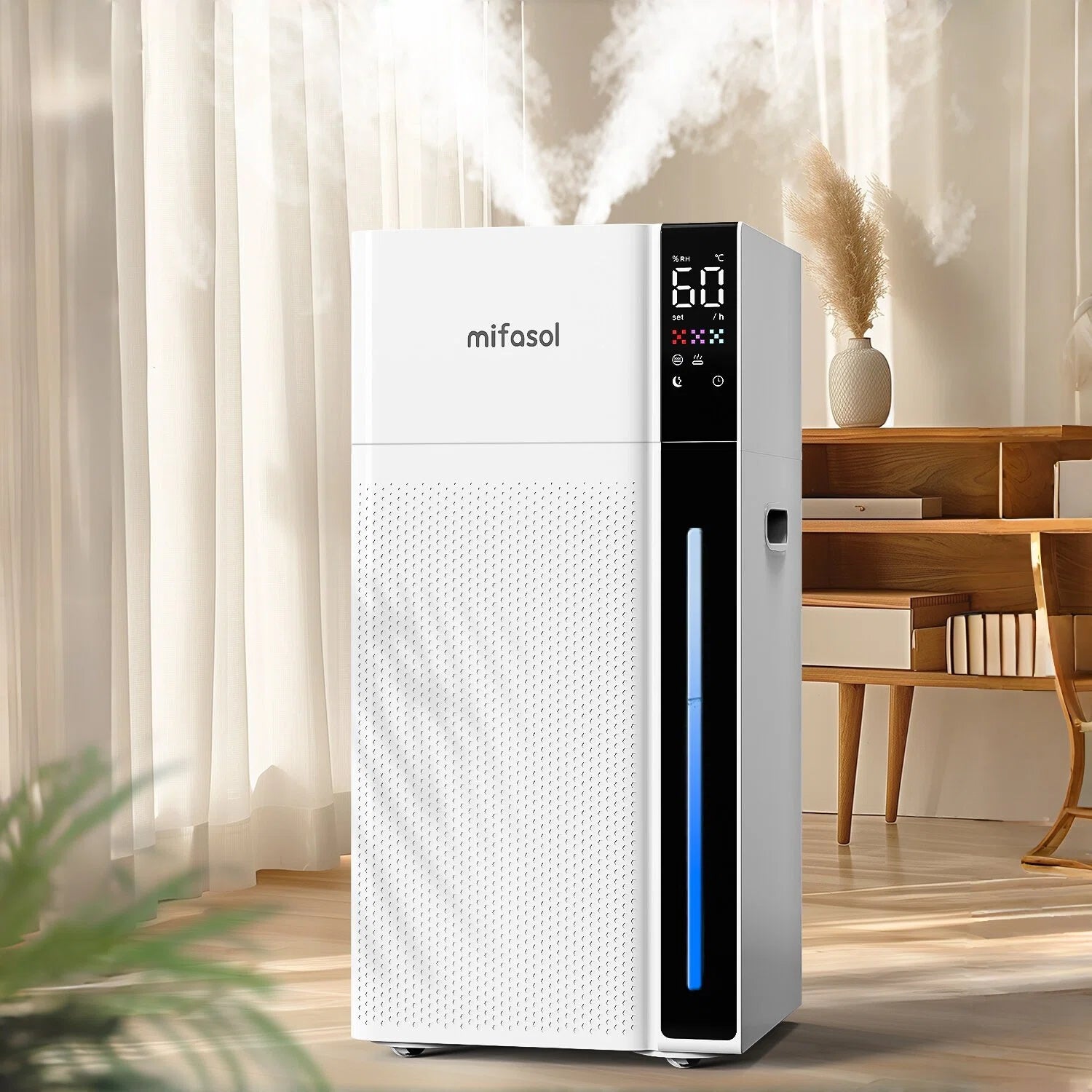 5.3 Gal Warm & Cool Mist Humidifier for Whole House | J18 | LACIDOLL