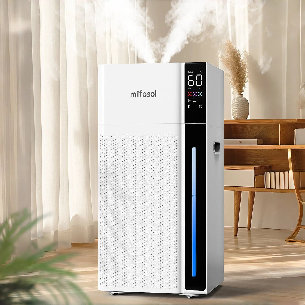 5.3 Gal Warm & Cool Mist Humidifier for Whole House | J18 | LACIDOLL