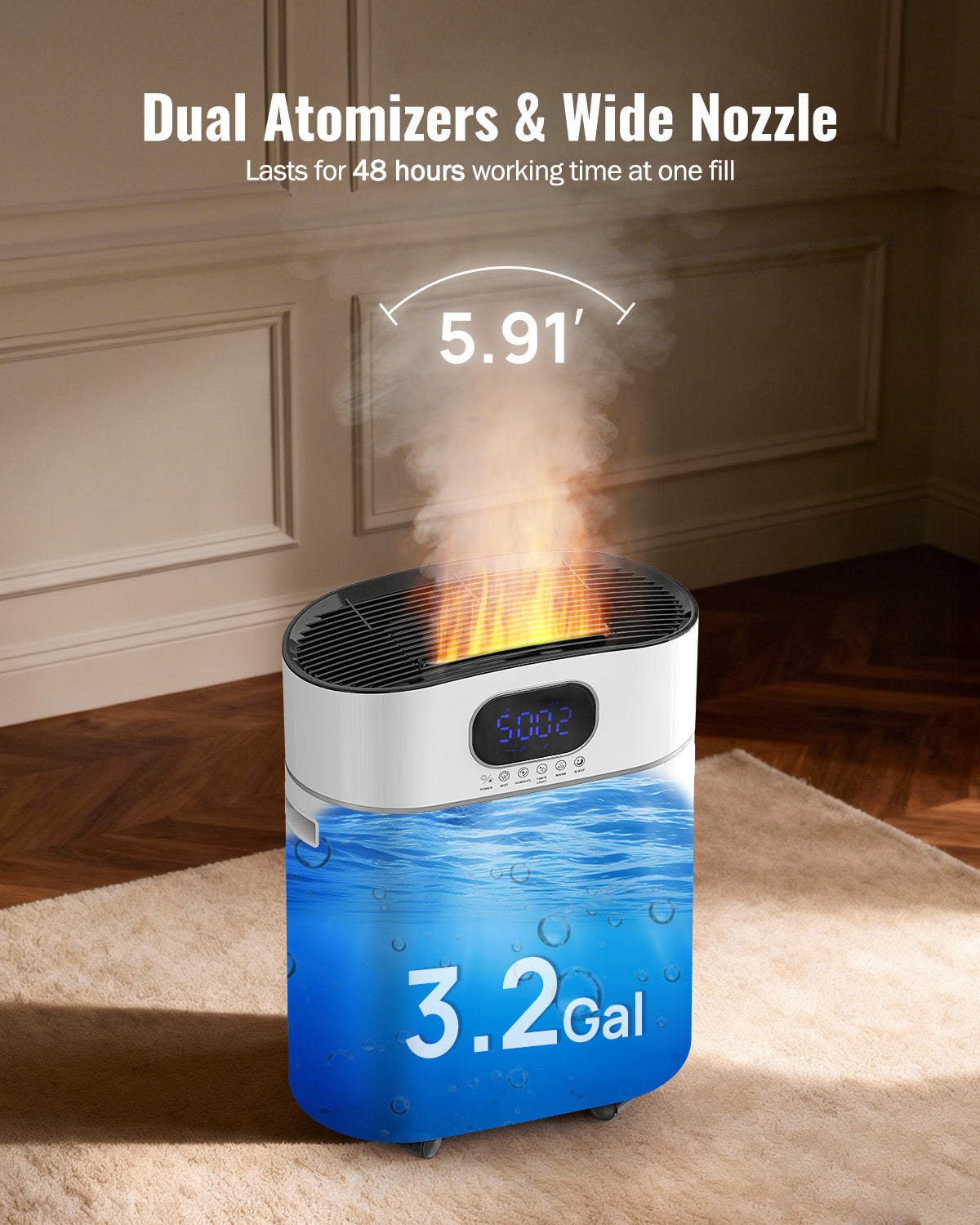 Humidifier Large Room Warm and Cool Mist|305