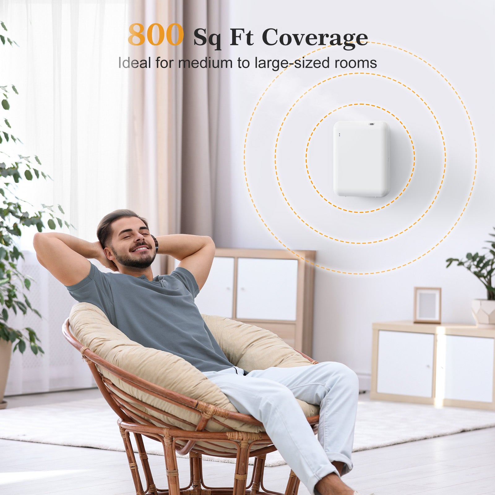 Waterless Essential Oil Diffuser | 170ml Large Capacity | Bluetooth Smart Control | Hotel Collection