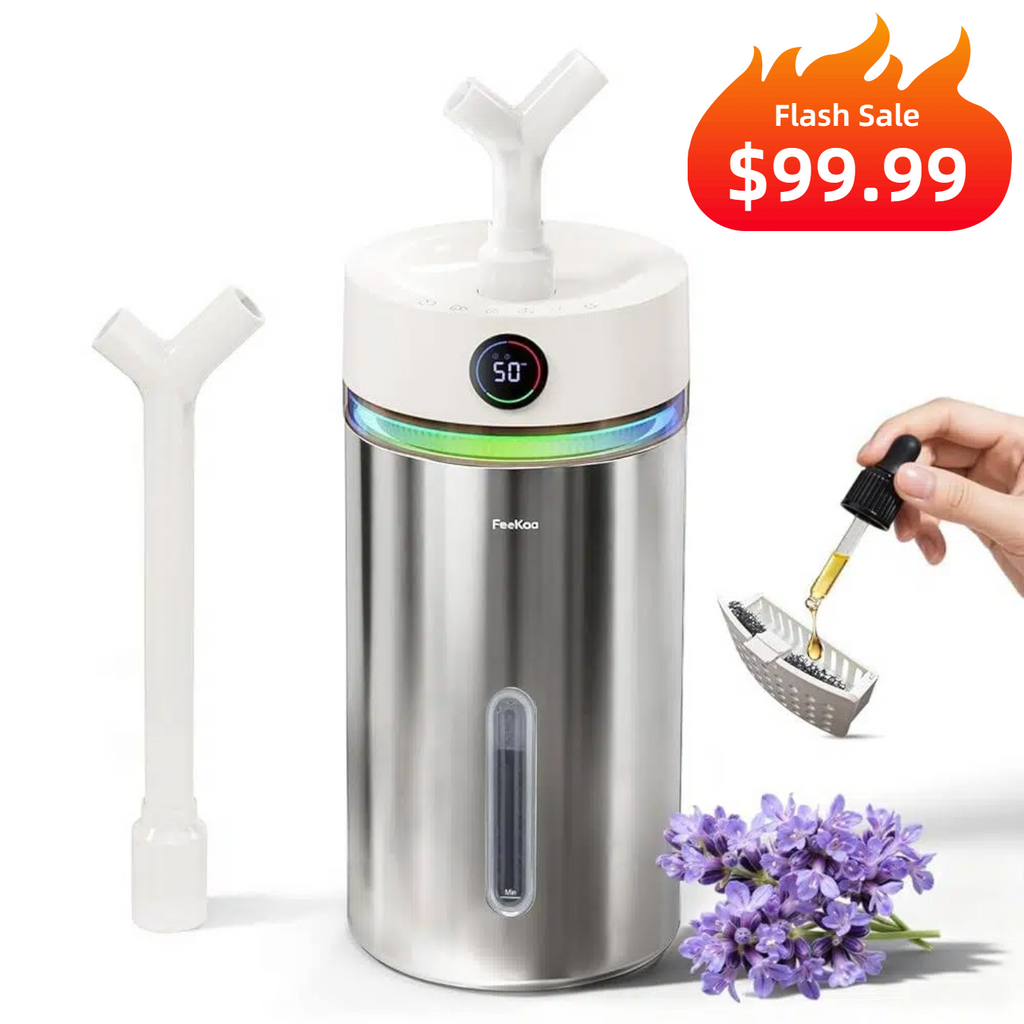 Stainless Steel Humidifier Dishwasher Safe, 6L/1.6Gal Cool Mist Humidifiers|01096
