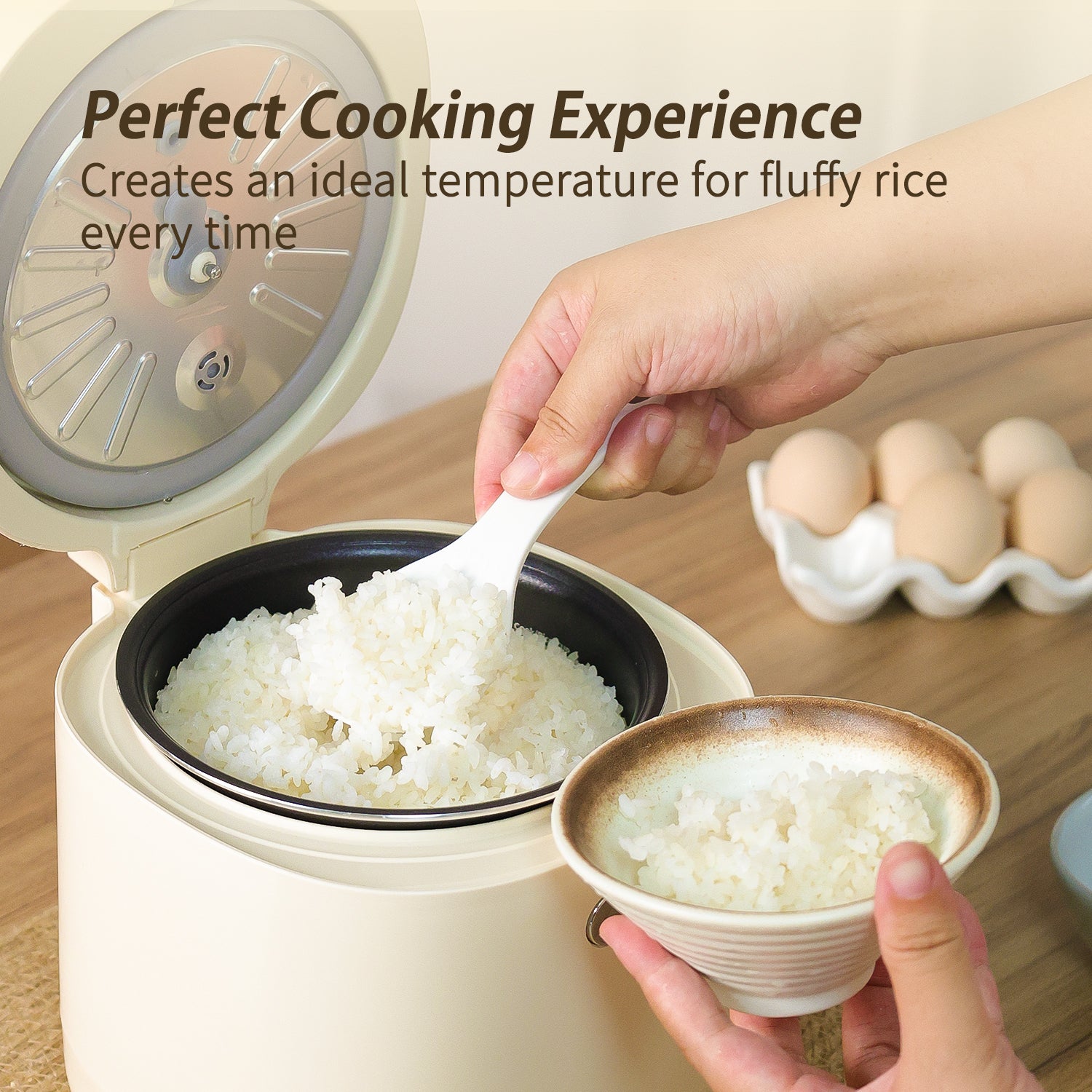 Rice Cooker Small, 3-Cup Uncooked / 6-Cup Cooked|15A