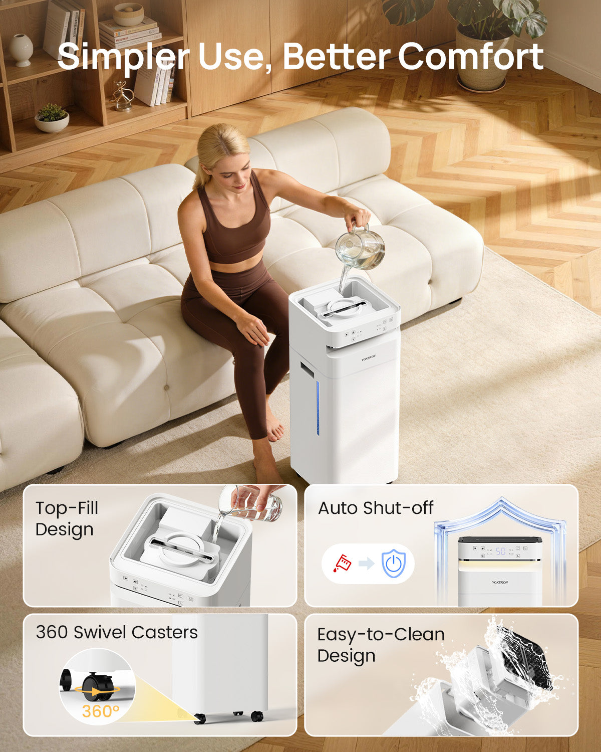 Humidifier Large Room 22L/5.8gal|K63