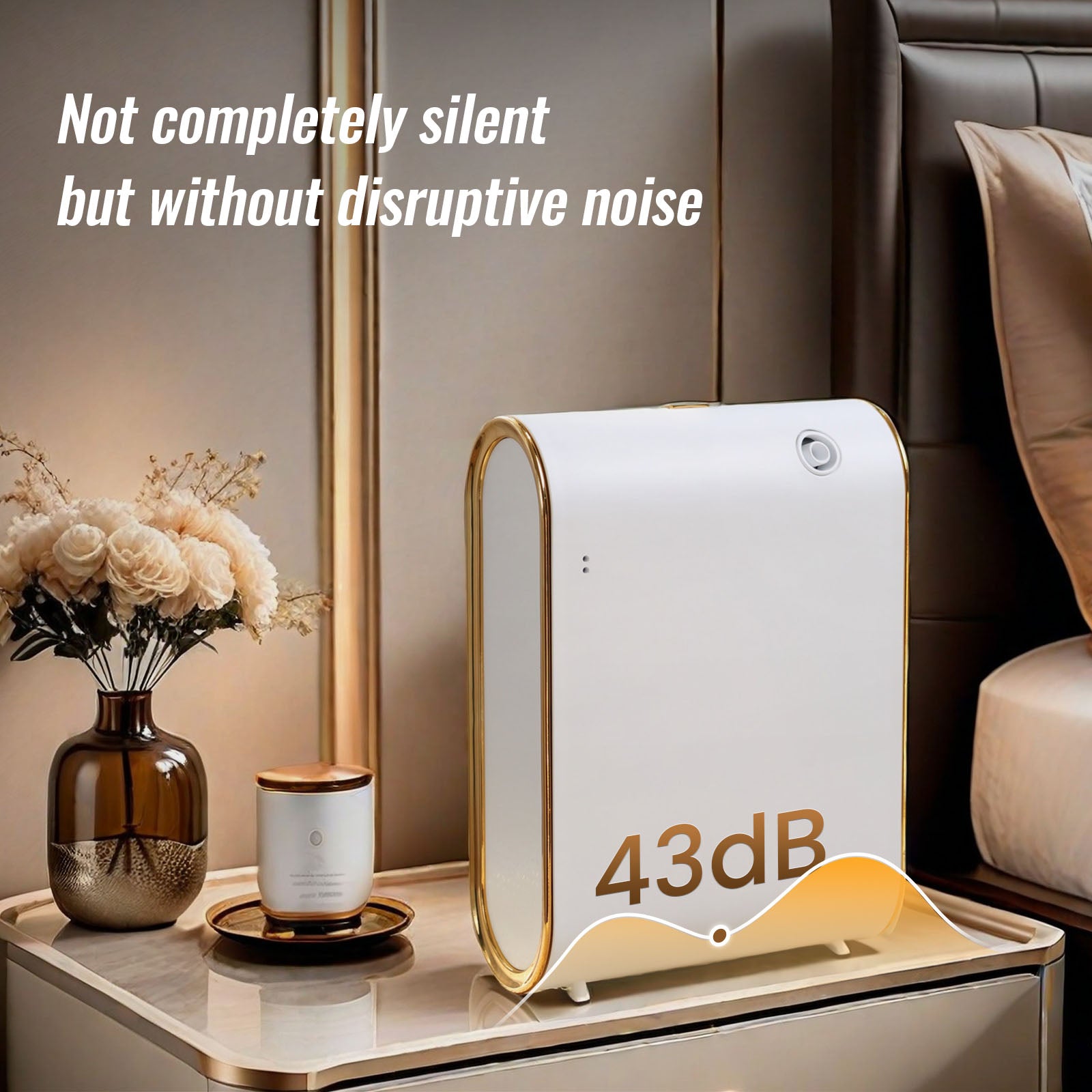 Scent Air Machine Waterless Essential Oil Diffuser - 1500 Sq Ft Coverage, Smart Cold Air Technology, Bluetooth Hotel Collection Diffuser for Home & Commercial Use (White)