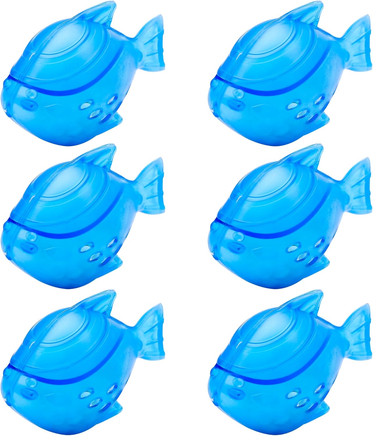 6 Pack Universal Humidifier Cleaner Fish – Compatible with All Lacidoll Ultrasonic Humidifiers, Purifies Water, Prevents Scale & Hard Water Build-Up, Blue