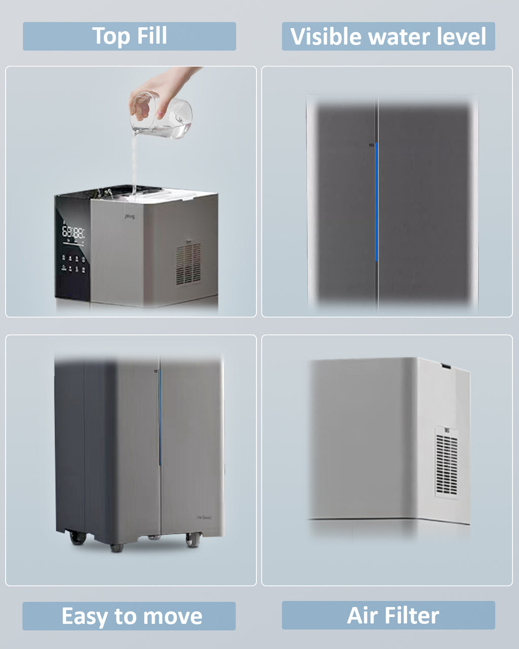 6.8 Gal Whole House Humidifier for Large Room | 2106 | LACIDOLL