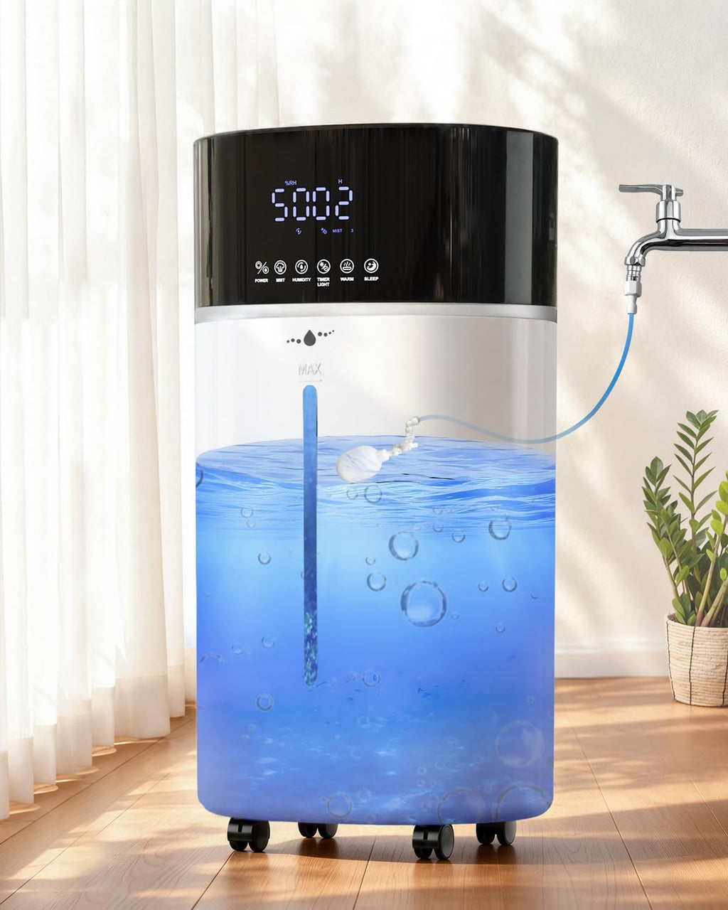18L Humidifier Large Room 2500 sq ft,Water Auto Refill,Beige | 303ZD