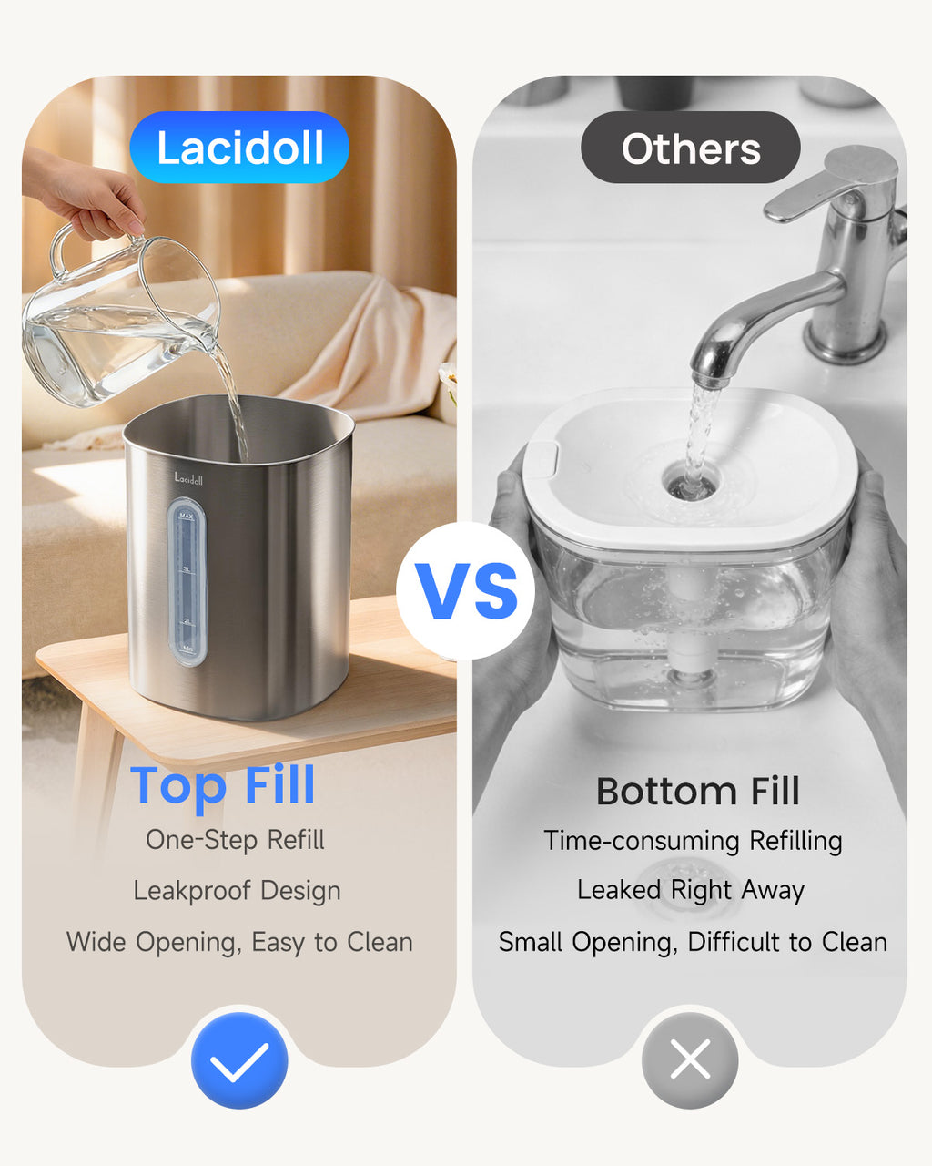 Stainless Steel Cool Mist Humidifier, 4L|0103