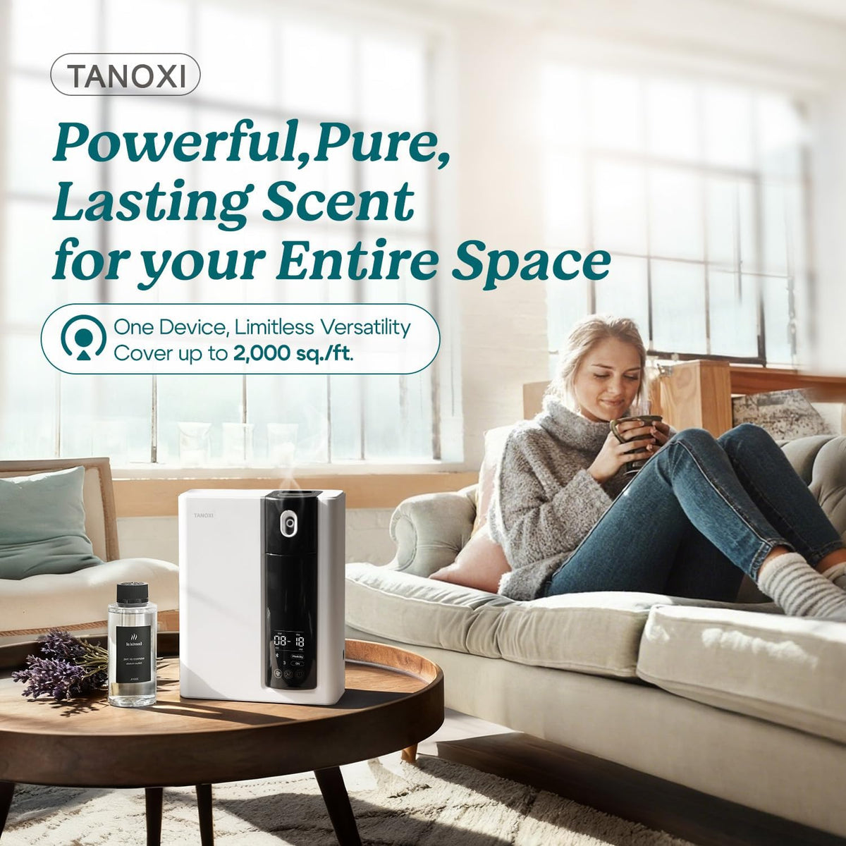 Waterless Diffuser Kit | Smart Scent Air Machine for Home & Large Rooms | G200