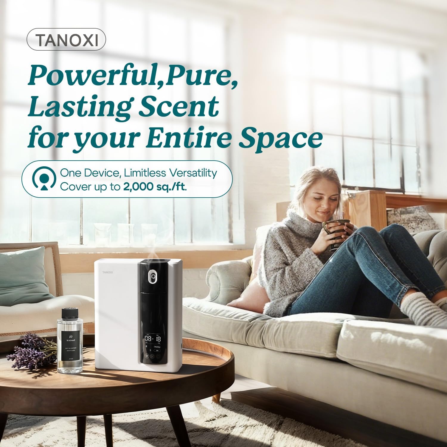 Waterless Diffuser Kit | Smart Scent Air Machine for Home & Large Rooms | G200