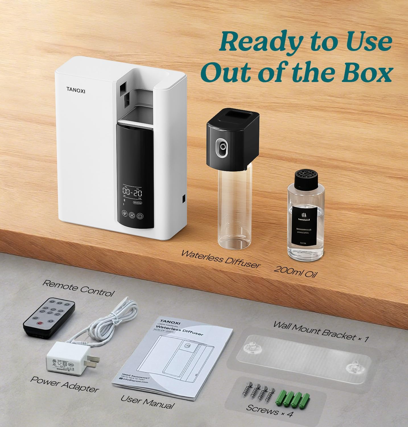 Waterless Diffuser Kit | Smart Scent Air Machine for Home & Large Rooms | G200