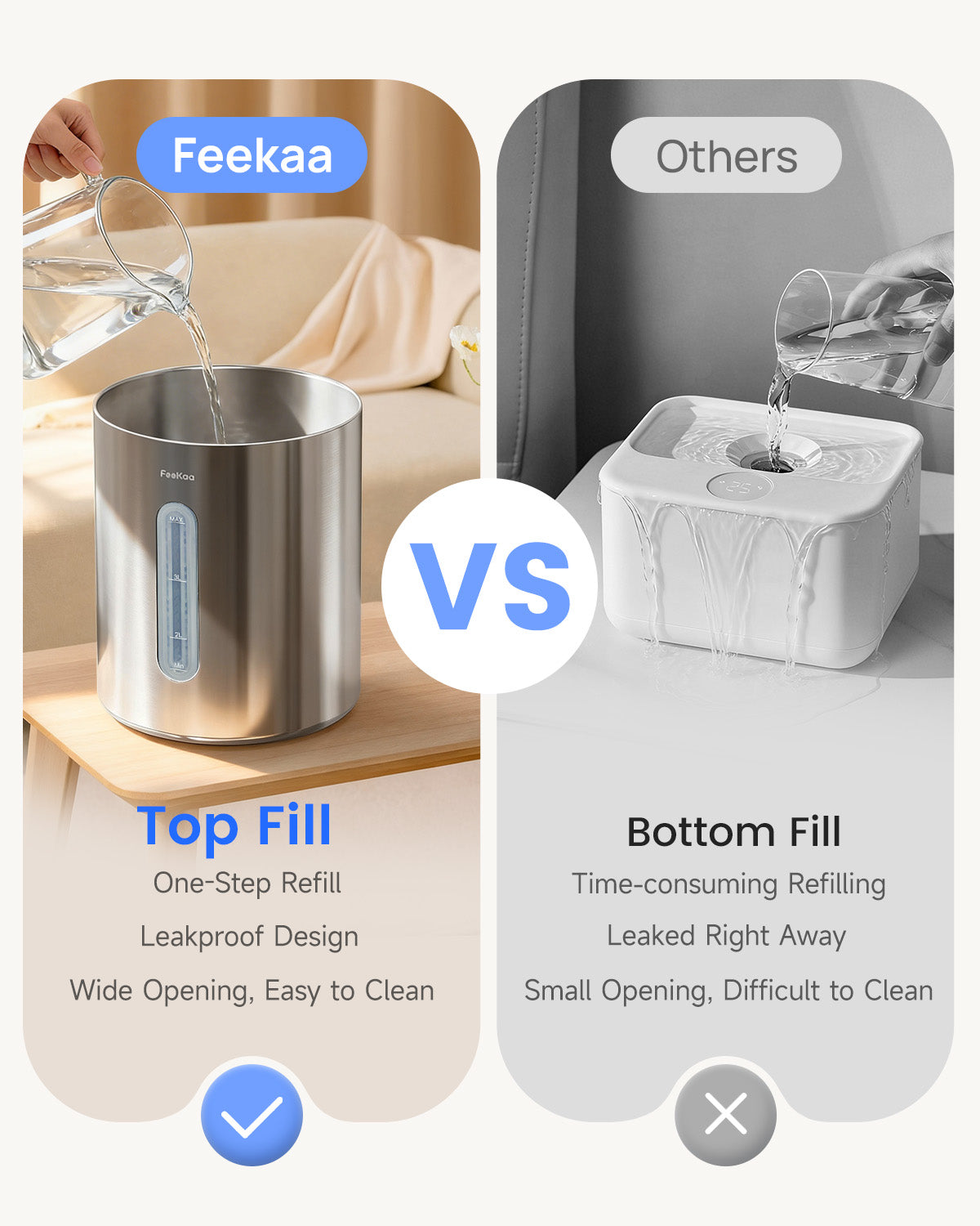 Stainless Steel Humidifier, 4L Cool Mist|01094