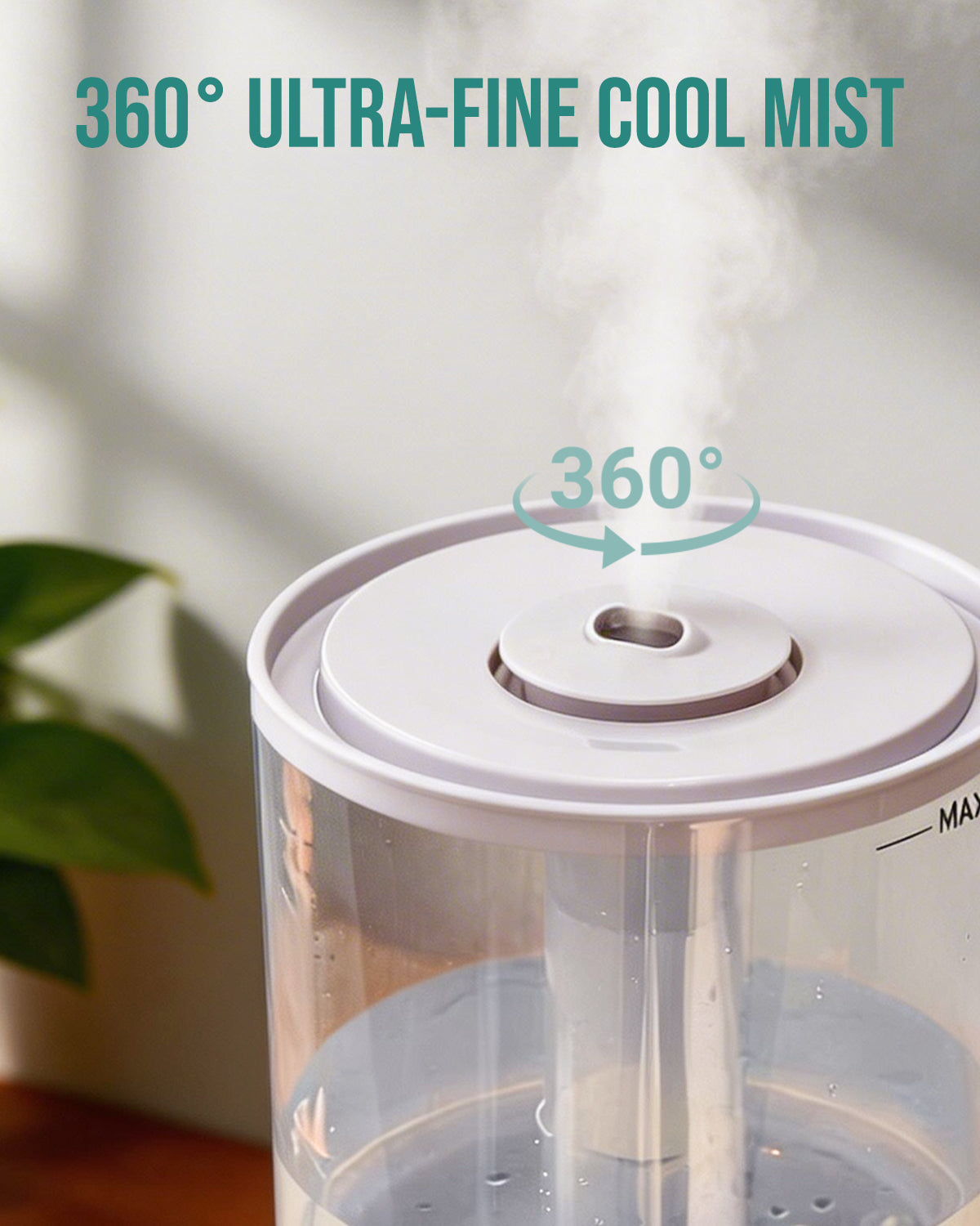 Humidifiers for Bedroom,1.06Gal(4L) Dishwasher-Safe Tank|22301M