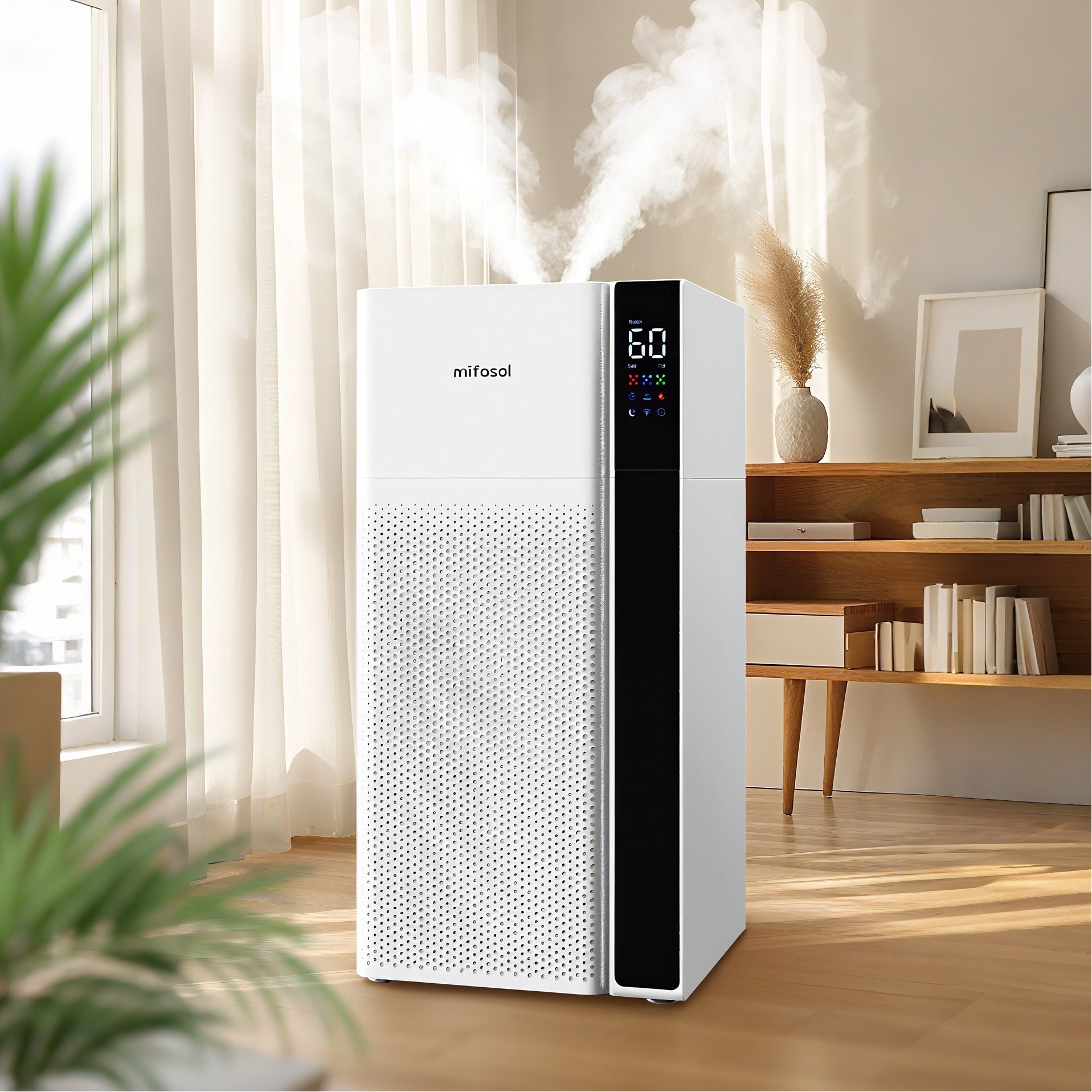 5.3 Gal Warm & Cool Mist Humidifier for Whole House | J18 | LACIDOLL