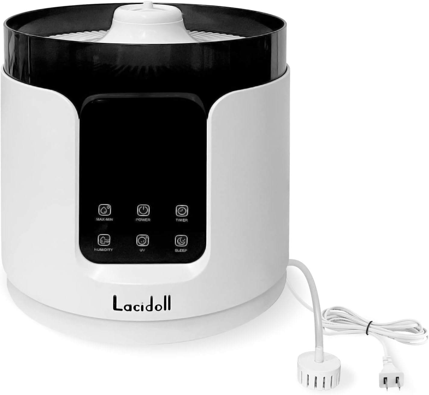 Main body of Lacidoll 4.2Gal Tower Humidifiers for Large Room whole house 1000 sq. ft, 16L Top Fill Cool Mist Ultrasonic Humidifier Quiet 1000mL/h Output