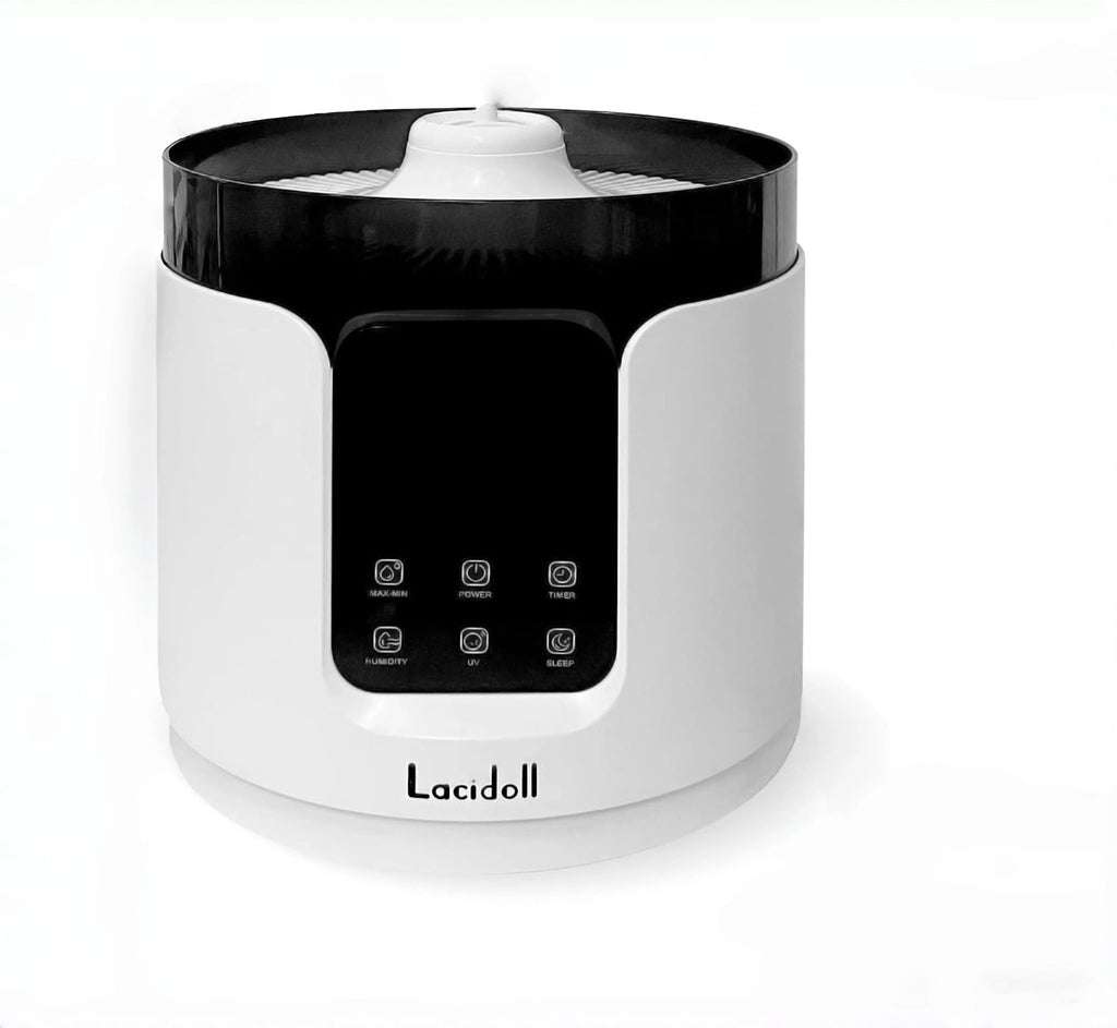 Main body of Lacidoll 4.2Gal Tower Humidifiers for Large Room whole house 1000 sq. ft, 16L Top Fill Cool Mist Ultrasonic Humidifier Quiet 1000mL/h Output