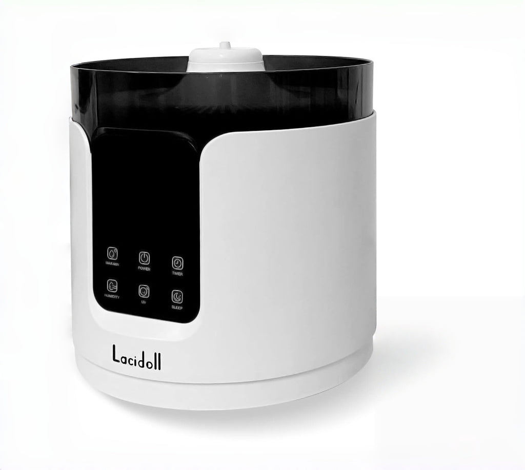 Main body of Lacidoll 4.2Gal Tower Humidifiers for Large Room whole house 1000 sq. ft, 16L Top Fill Cool Mist Ultrasonic Humidifier Quiet 1000mL/h Output
