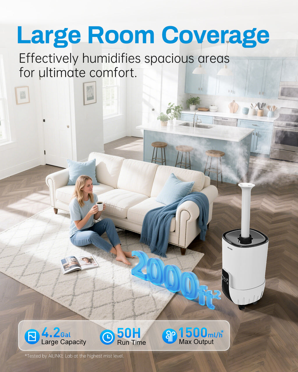 4.2 Gal Large Room Humidifier | 302 | LACIDOLL
