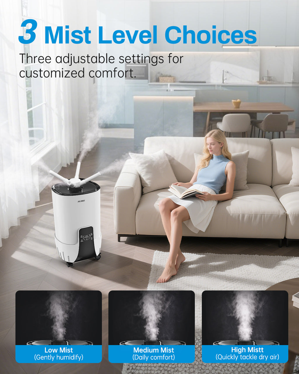 4.2 Gal Large Room Humidifier | 302 | LACIDOLL