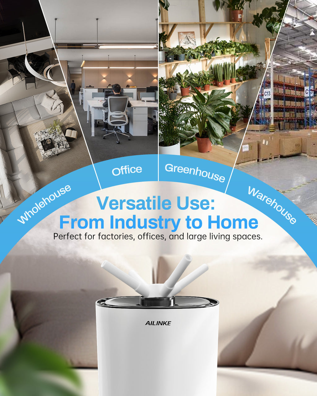 4.2 Gal Large Room Humidifier | 302 | LACIDOLL