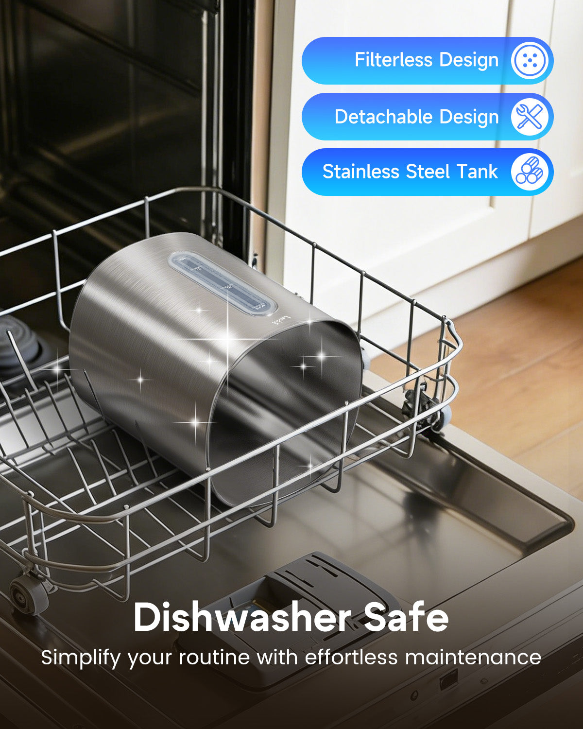 Stainless Steel Cool Mist Humidifier, 4L|0103