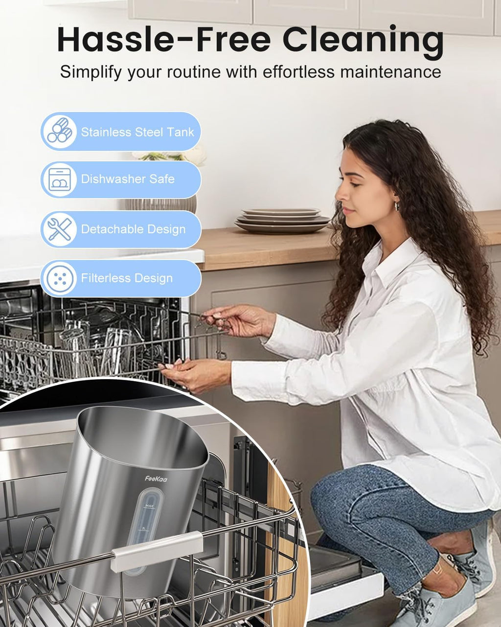 Stainless Steel Cool Mist Humidifier Easy to Clean | 0114