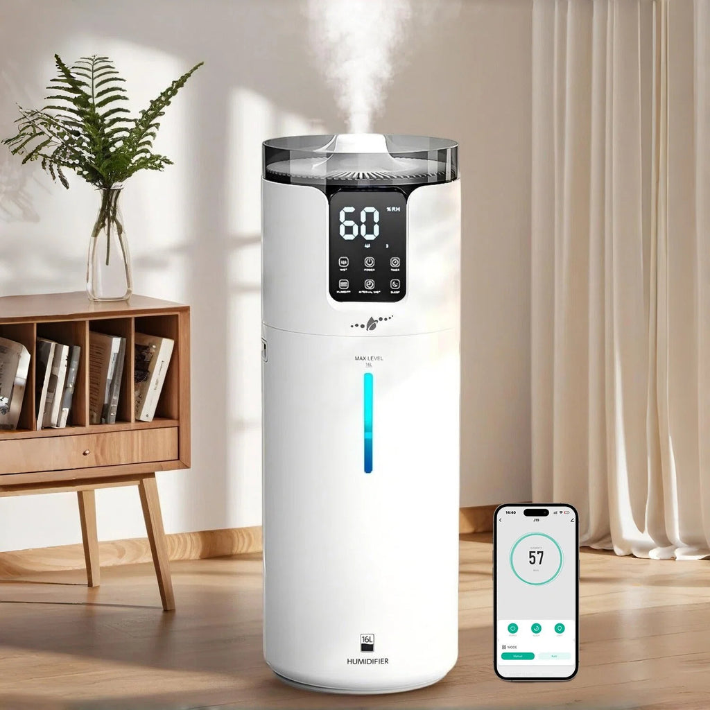 16L/4.2Gal Smart Humidifier for Large Room | APP & Voice Control | Whole House Cool Mist | J19WIFI
