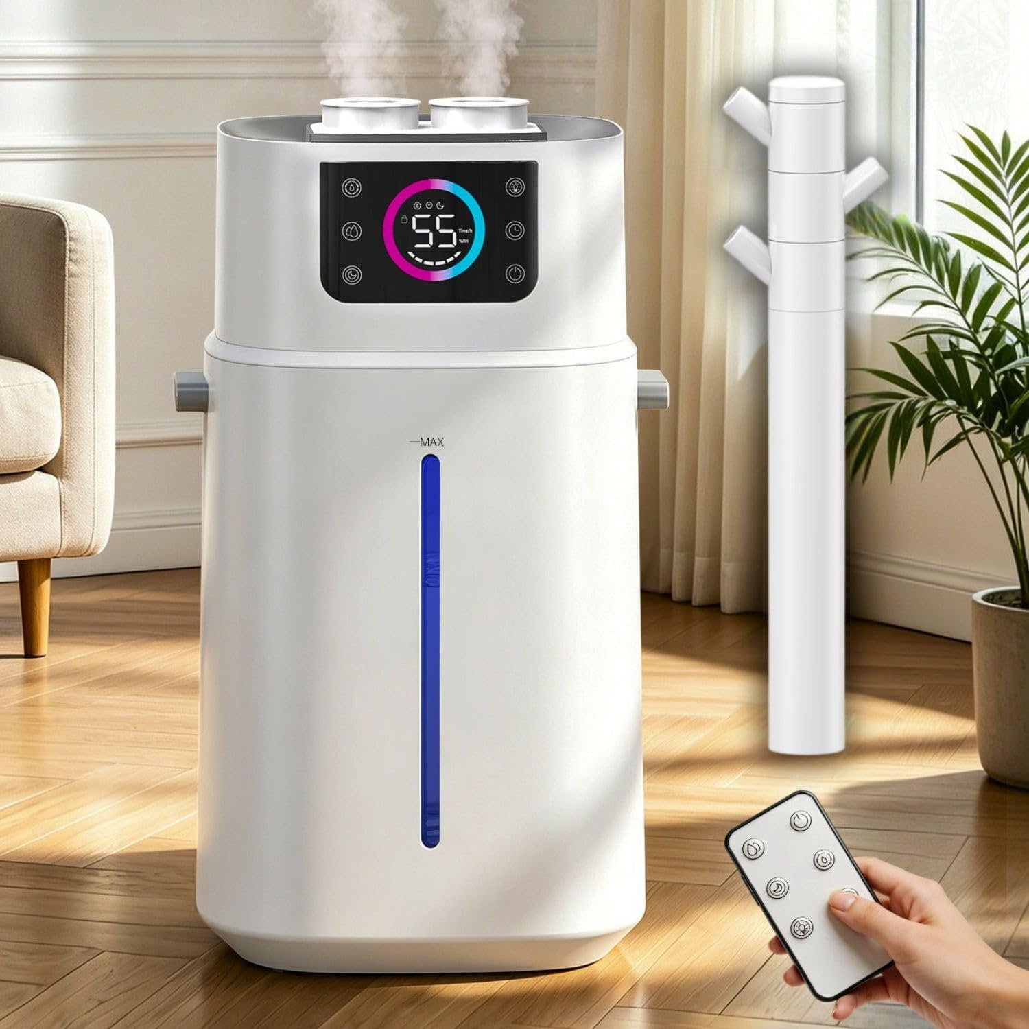 Lacidoll 4.2Gal Humidifier Large Room, Cool Mist & Easy Clean, Bedroom | JS02