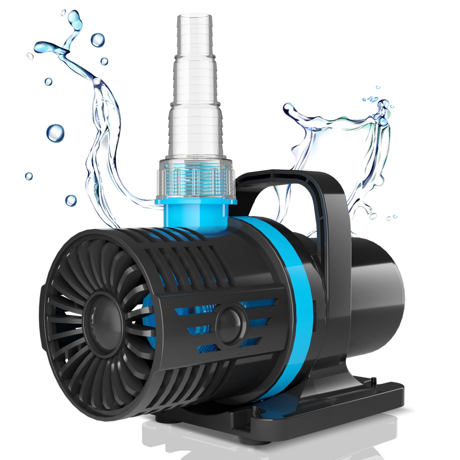 Submersible Water Pump, Pond Pump with filter, 3380GPH Ultra-quiet Fountain Pump with 16ft Cable, for Pool, Garden, Backyard, Waterfalls, and Water Circulation with 3 hoses and 1 filter bag